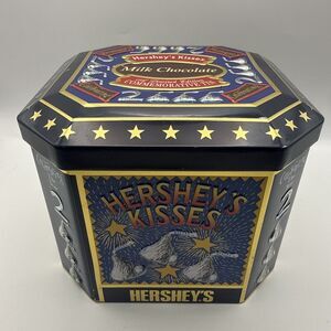Vintage Hershey’s Kisses Collectors Tin Millennium Series Canister #4, 1999